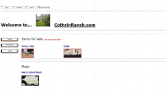 Desktop Screenshot of cothrinranch.com